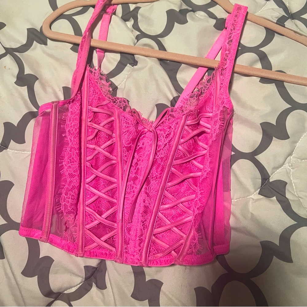 Vs pink corset